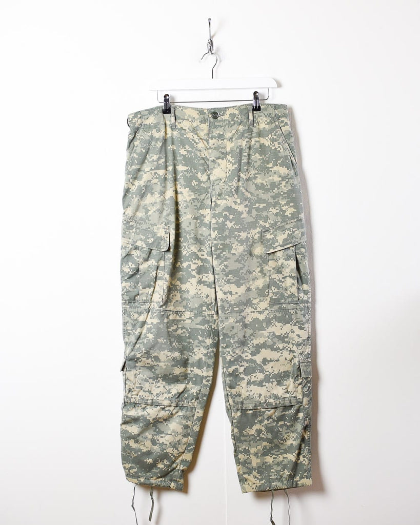 Khaki Camo Cargo Utility Trousers | New Look