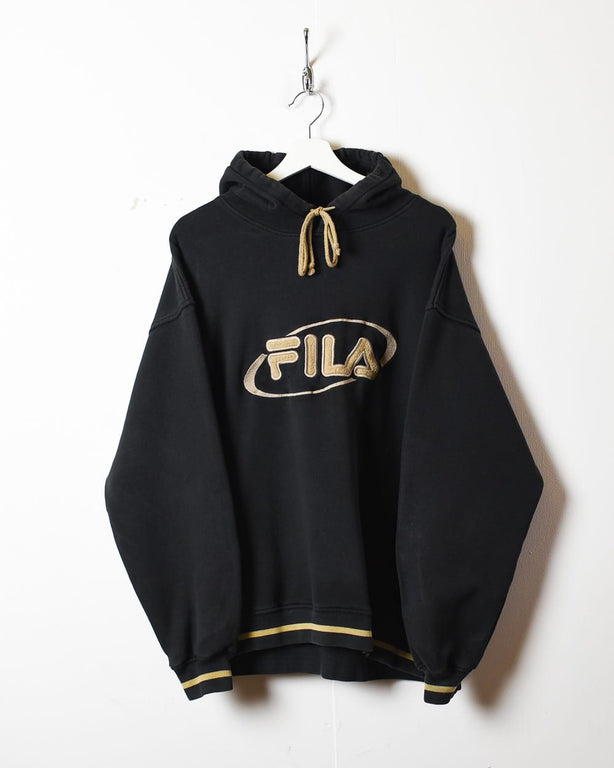 Black Fila Hoodie - Large
