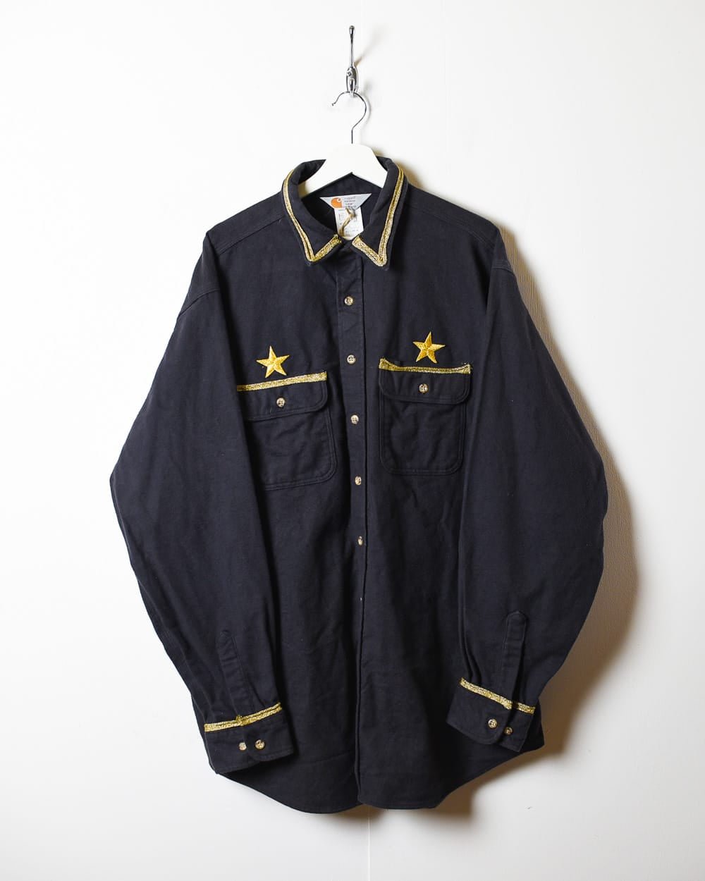 Navy Carhartt Fleece Overshirt - XX-Large