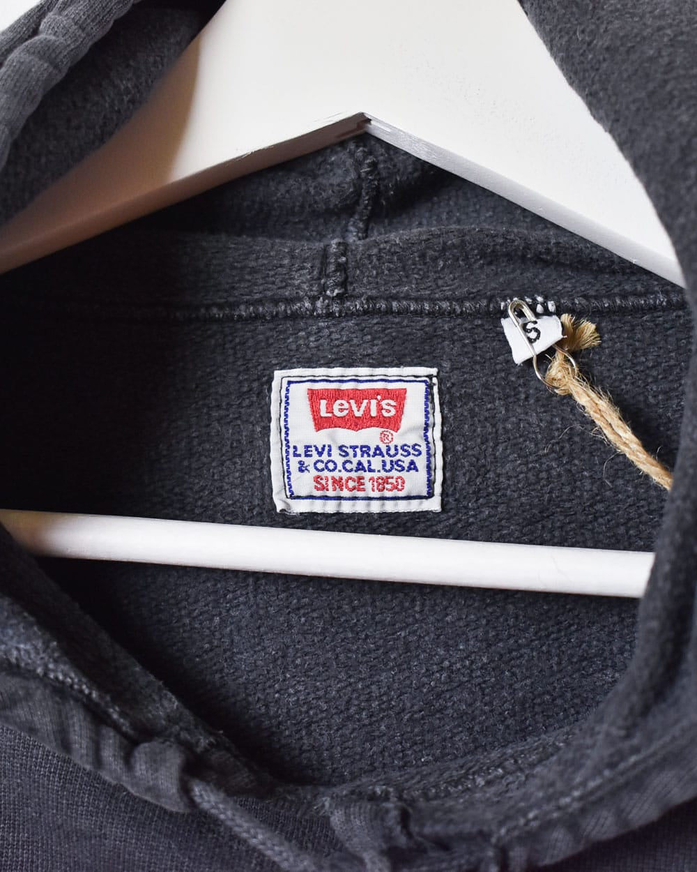 Black Levi's Washed Hoodie - Small