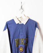 Blue Nike Collared Sweatshirt - Large