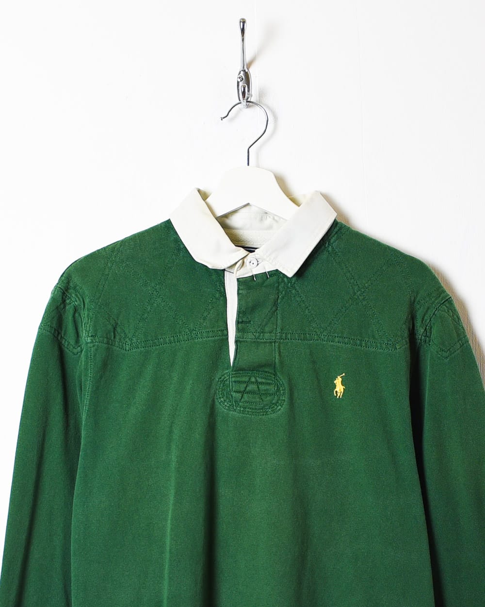 Green Polo Ralph Lauren Rugby Shirt - Large
