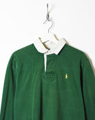 Green Polo Ralph Lauren Rugby Shirt - Large