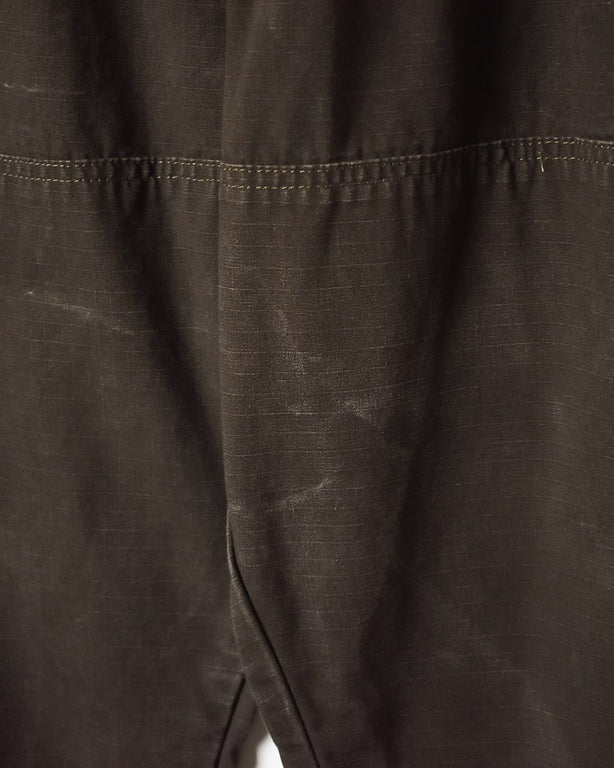 Brown Wrangler Riggs Workwear Double Knee Cargo Jeans - W38 L33