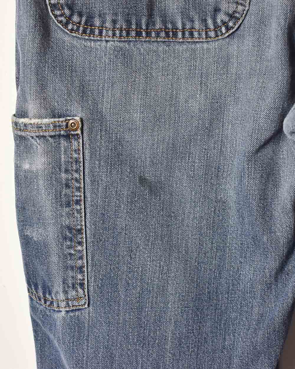 Blue Carhartt Double Knee Carpenter Jeans - W34 L33