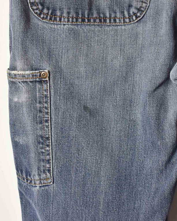 Blue Carhartt Double Knee Carpenter Jeans - W34 L33