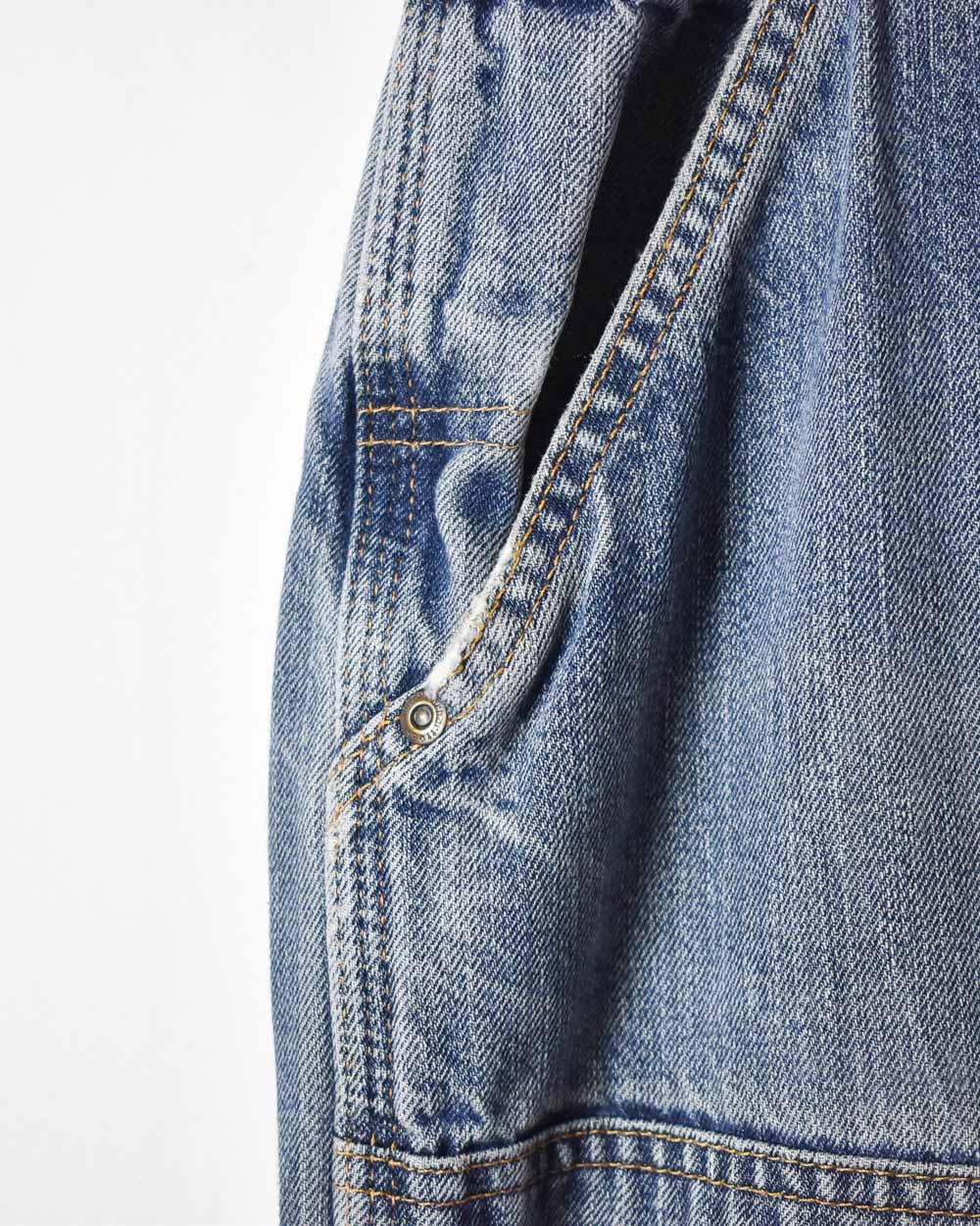 Blue Carhartt Double Knee Carpenter Jeans - W34 L33