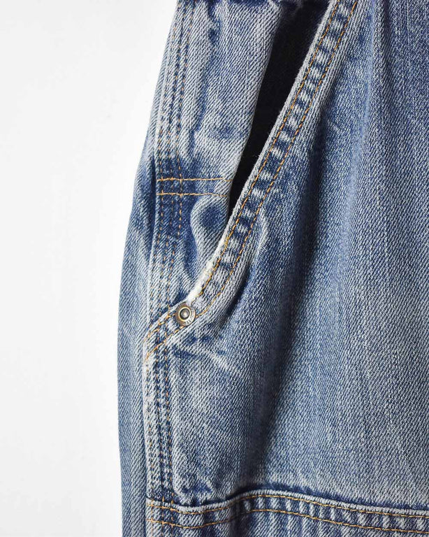 Blue Carhartt Double Knee Carpenter Jeans - W34 L33