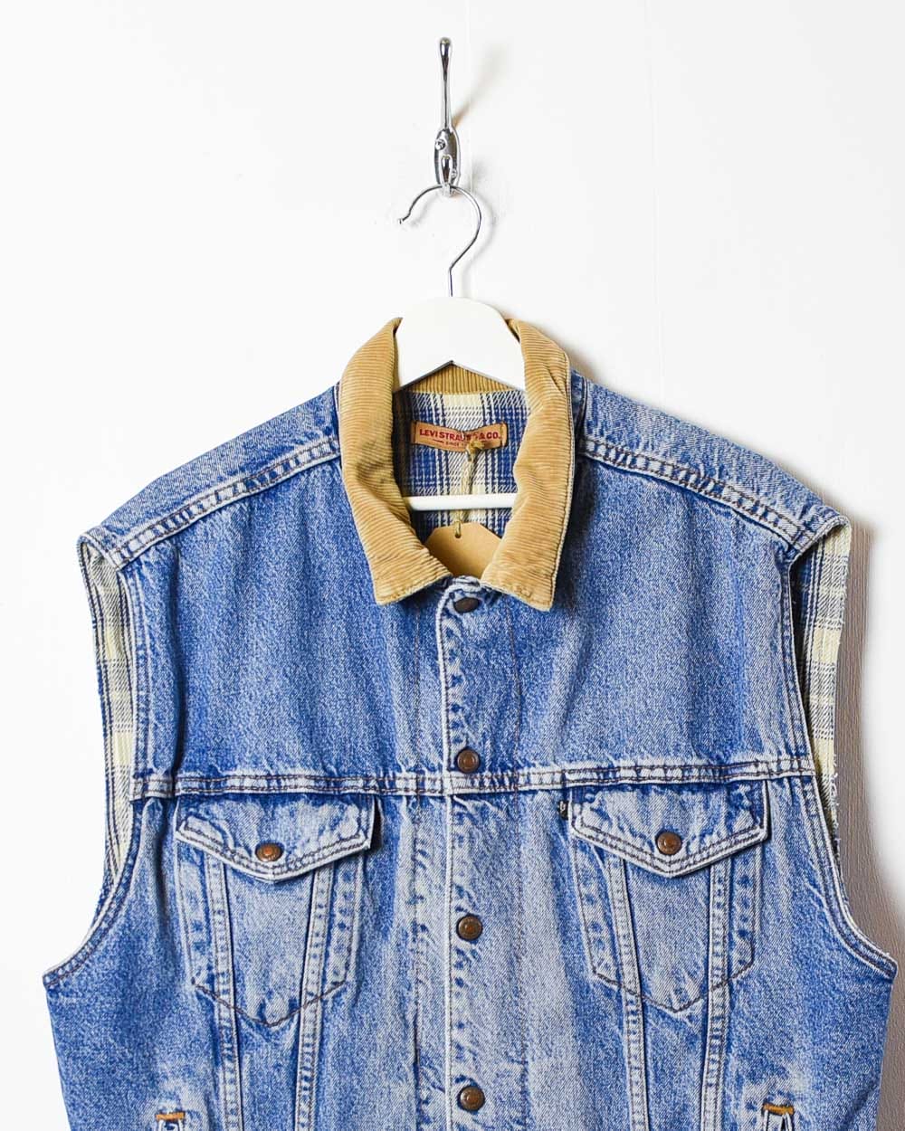 Vintage Mens Flannel Lined Denim Jacket 90s Jean Jacket - Etsy