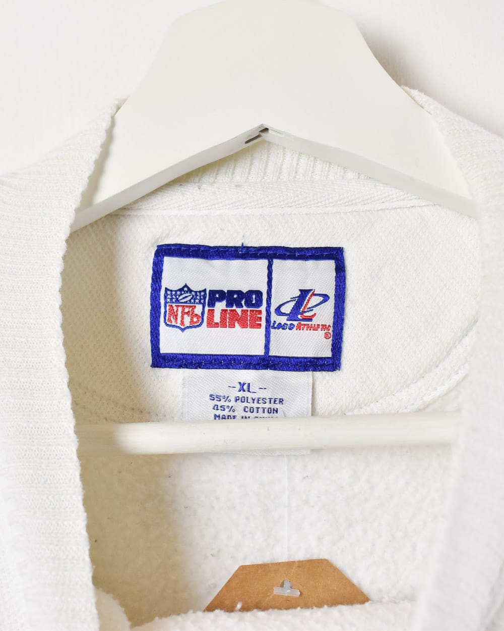 White Logo Athletic NFL San Francisco 49ers Knitted Sweatshirt - Large