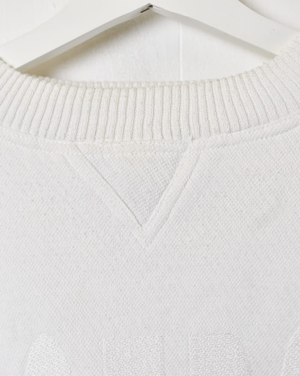 White Logo Athletic NFL San Francisco 49ers Knitted Sweatshirt - Large
