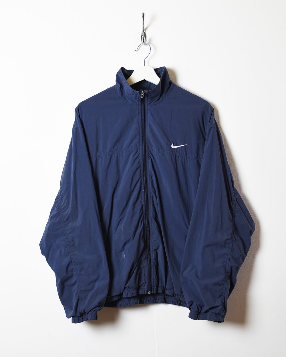 Vintage 90s Navy Nike Windbreaker Jacket Medium Polyester Domno Vintage