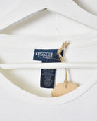 White Polo Ralph Lauren Single Stitch T-Shirt - Large