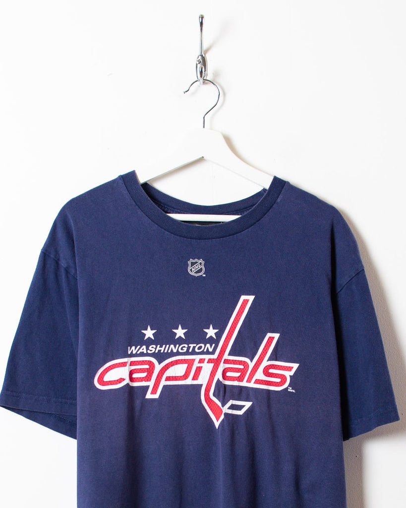 Vintage 00s Navy Reebok X NHL Washington Capitals T-Shirt - X-Large Cotton–  Domno Vintage