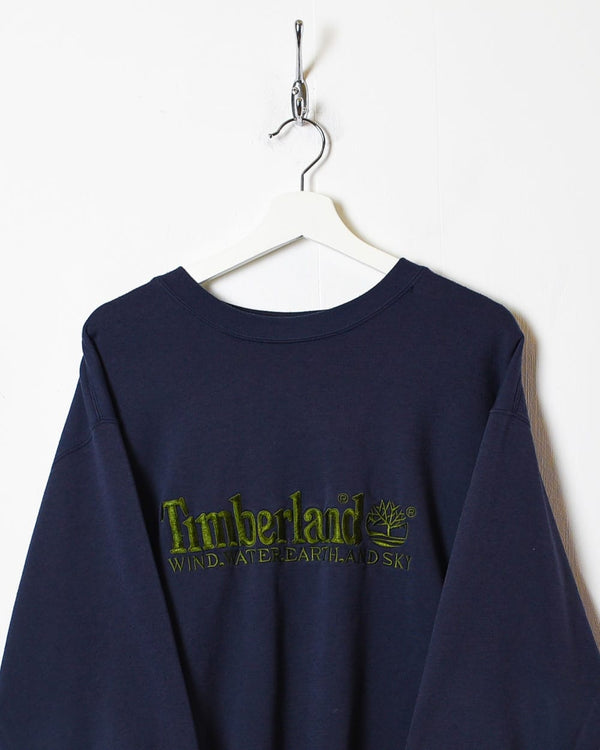 Navy Timberland Sweatshirt - Small