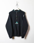 Black Adidas Equipment 1/4 Zip Sweatshirt - Small