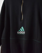 Black Adidas Equipment 1/4 Zip Sweatshirt - Small