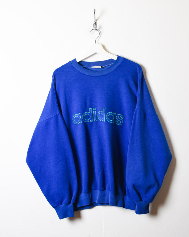 Blue Adidas Sweatshirt - Large