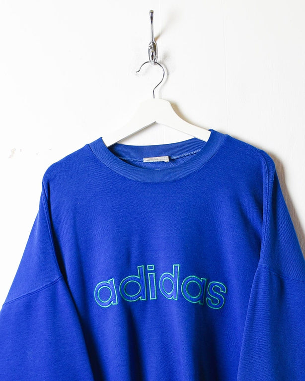 Blue Adidas Sweatshirt - Large
