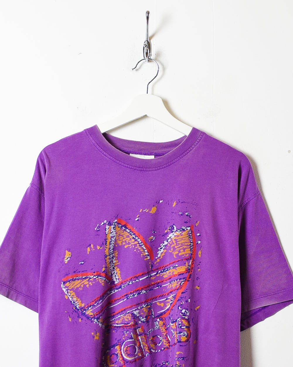 Purple Adidas T-Shirt - X-Large