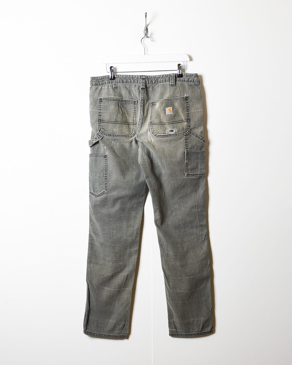 Grey Carhartt Double Knee Carpenter Jeans - W34 L33