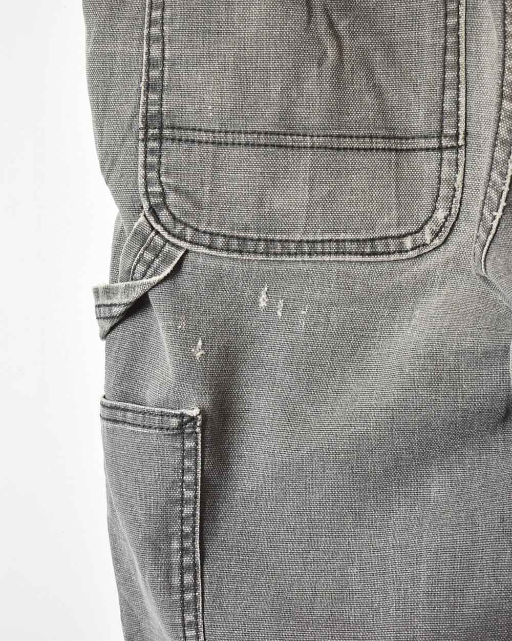 Grey Carhartt Double Knee Carpenter Jeans - W34 L33