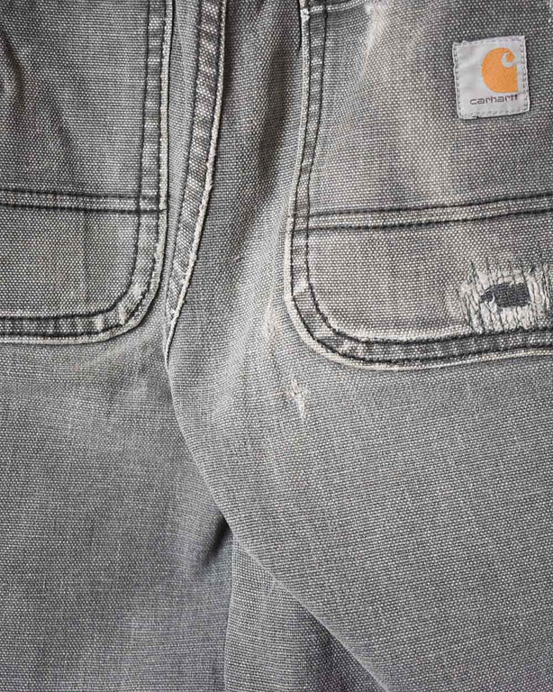 Grey Carhartt Double Knee Carpenter Jeans - W34 L33