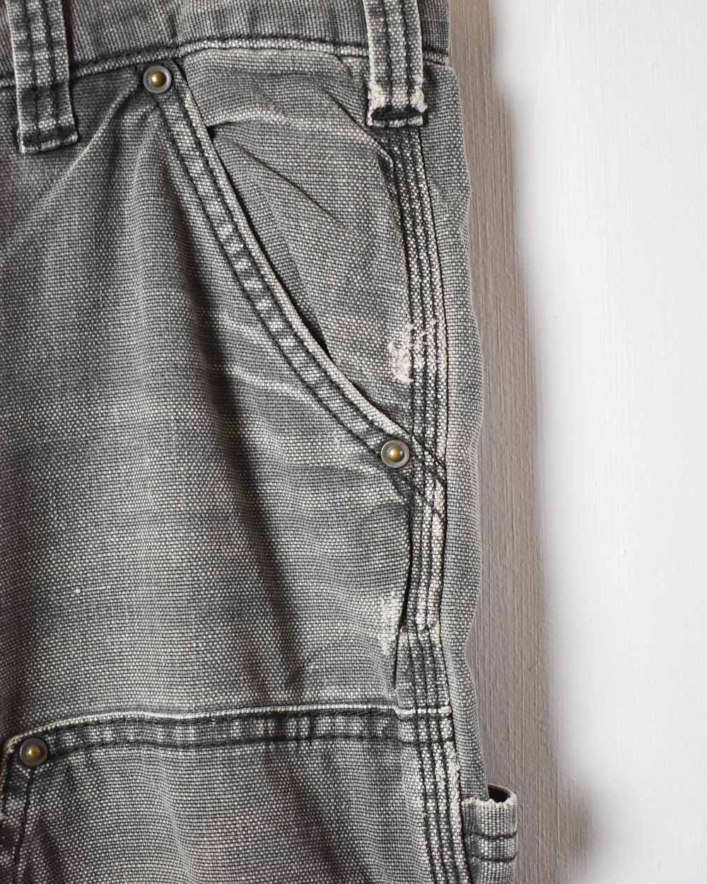Grey Carhartt Double Knee Carpenter Jeans - W34 L33