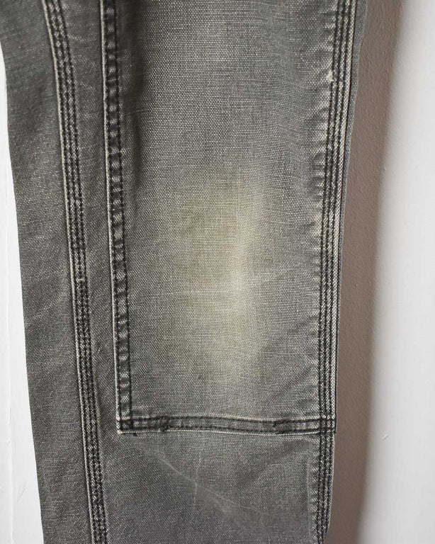 Grey Carhartt Double Knee Carpenter Jeans - W34 L33