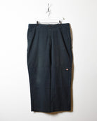 Black Dickies Relaxed Fit Double Knee Trousers - W40 L31