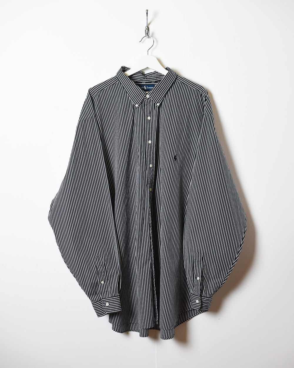 Black Polo Ralph Lauren Striped Shirt - XXXX-Large