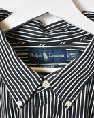Black Polo Ralph Lauren Striped Shirt - XXXX-Large