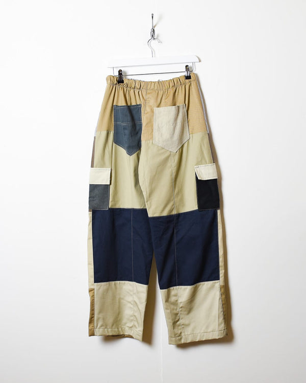 Neutral Reworked Baggy Cargo Trousers - Medium