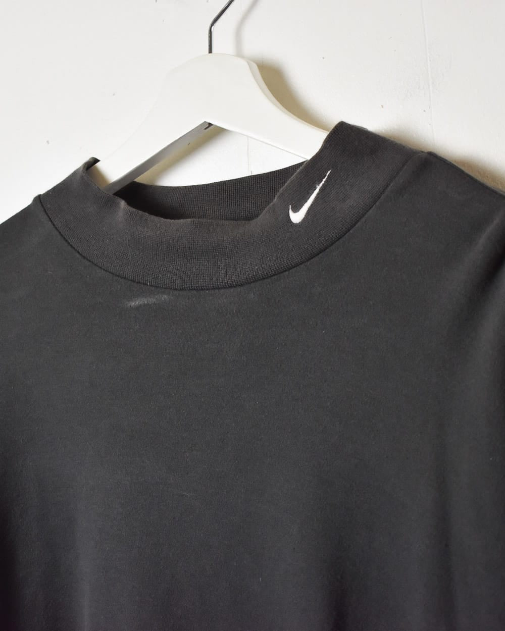 Black Nike Golf Mock Neck Long Sleeved T-Shirt - X-Large