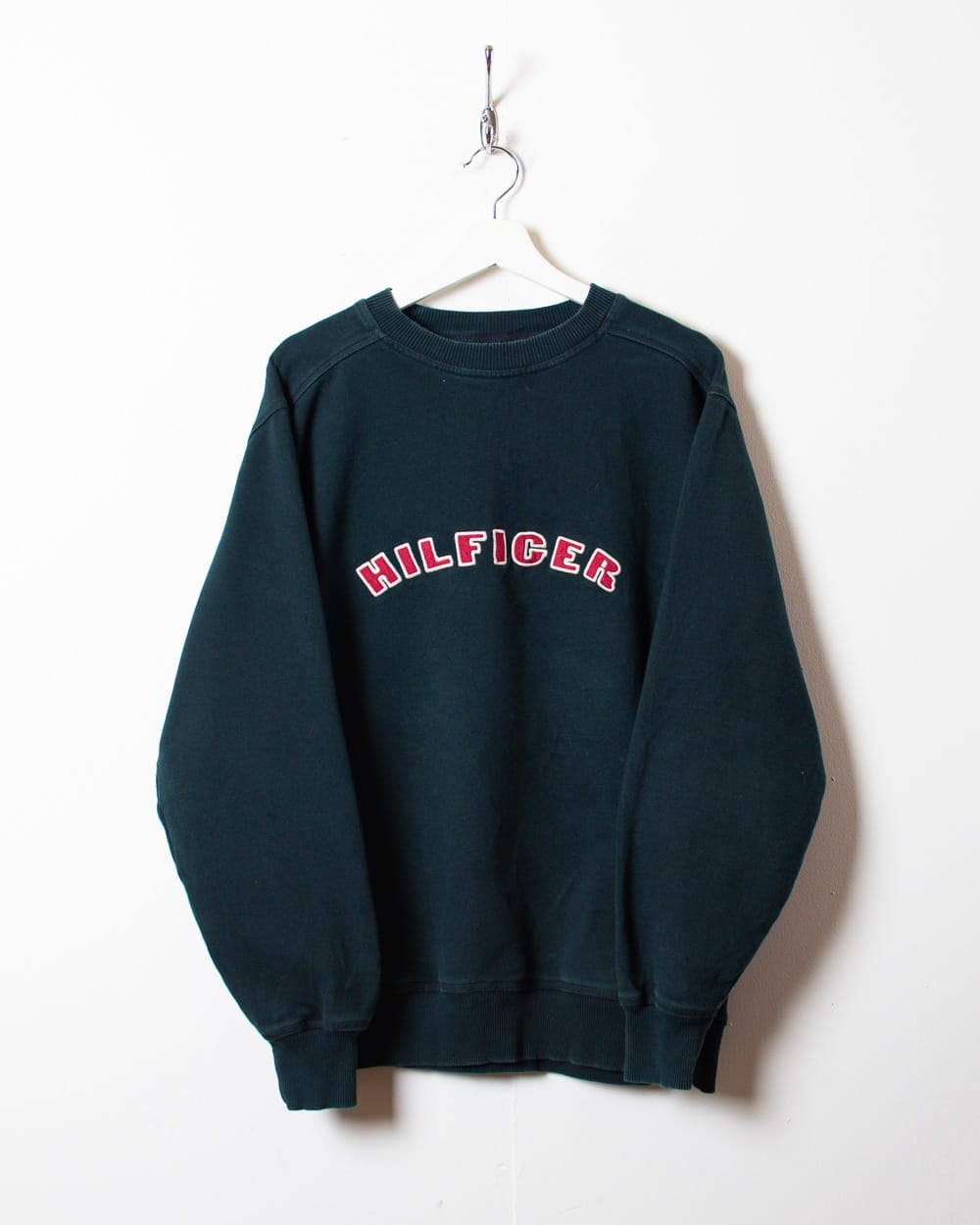 Black Tommy Hilfiger Denim Sweatshirt - Large