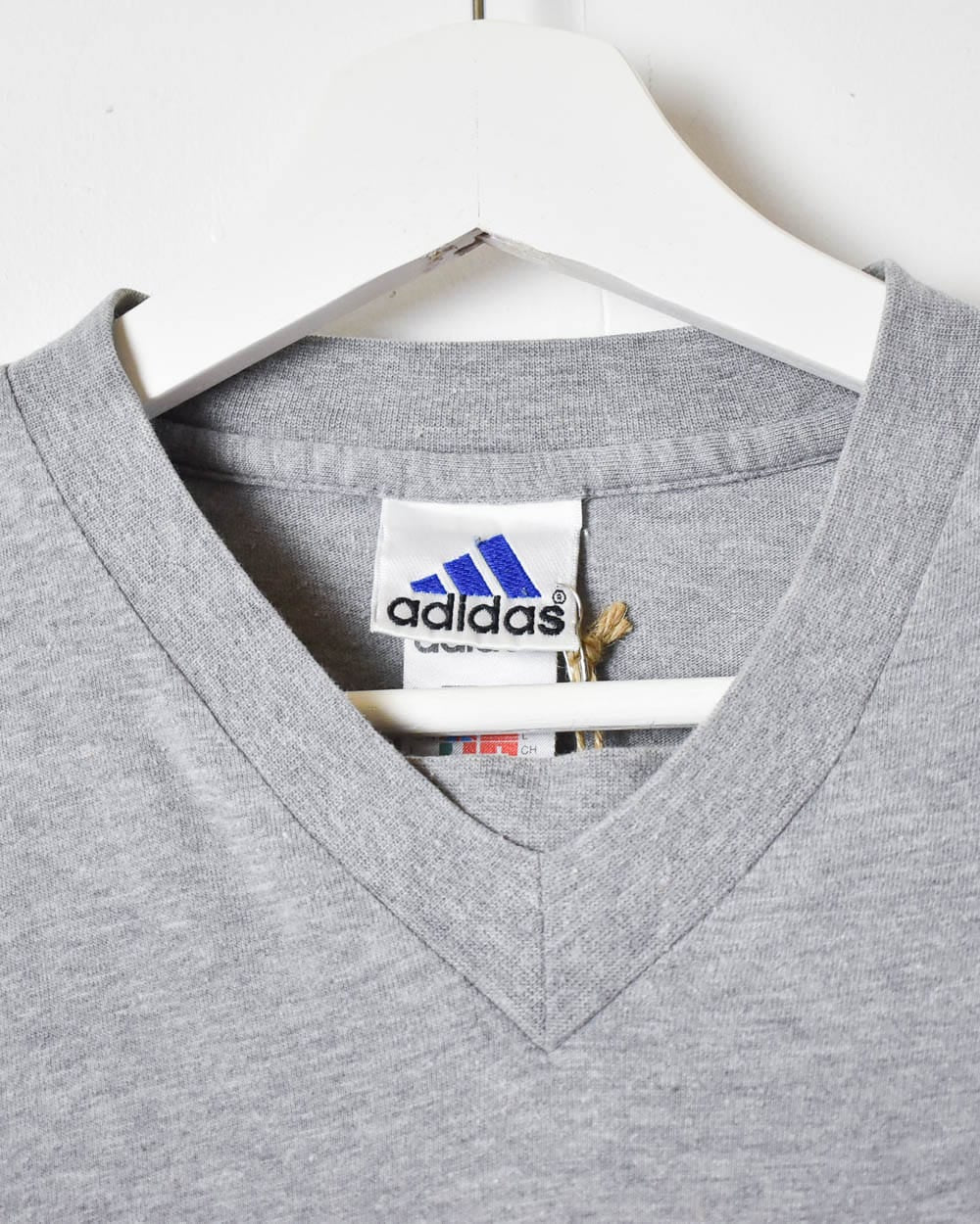 Stone Adidas T-Shirt - Large