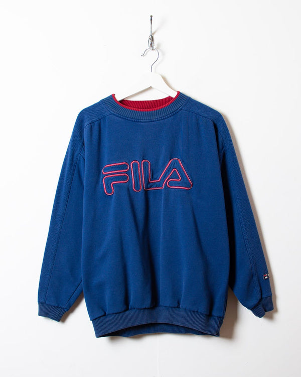 Blue Fila Sweatshirt - Small