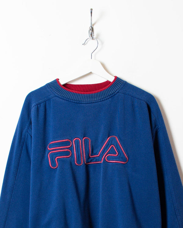 Blue Fila Sweatshirt - Small