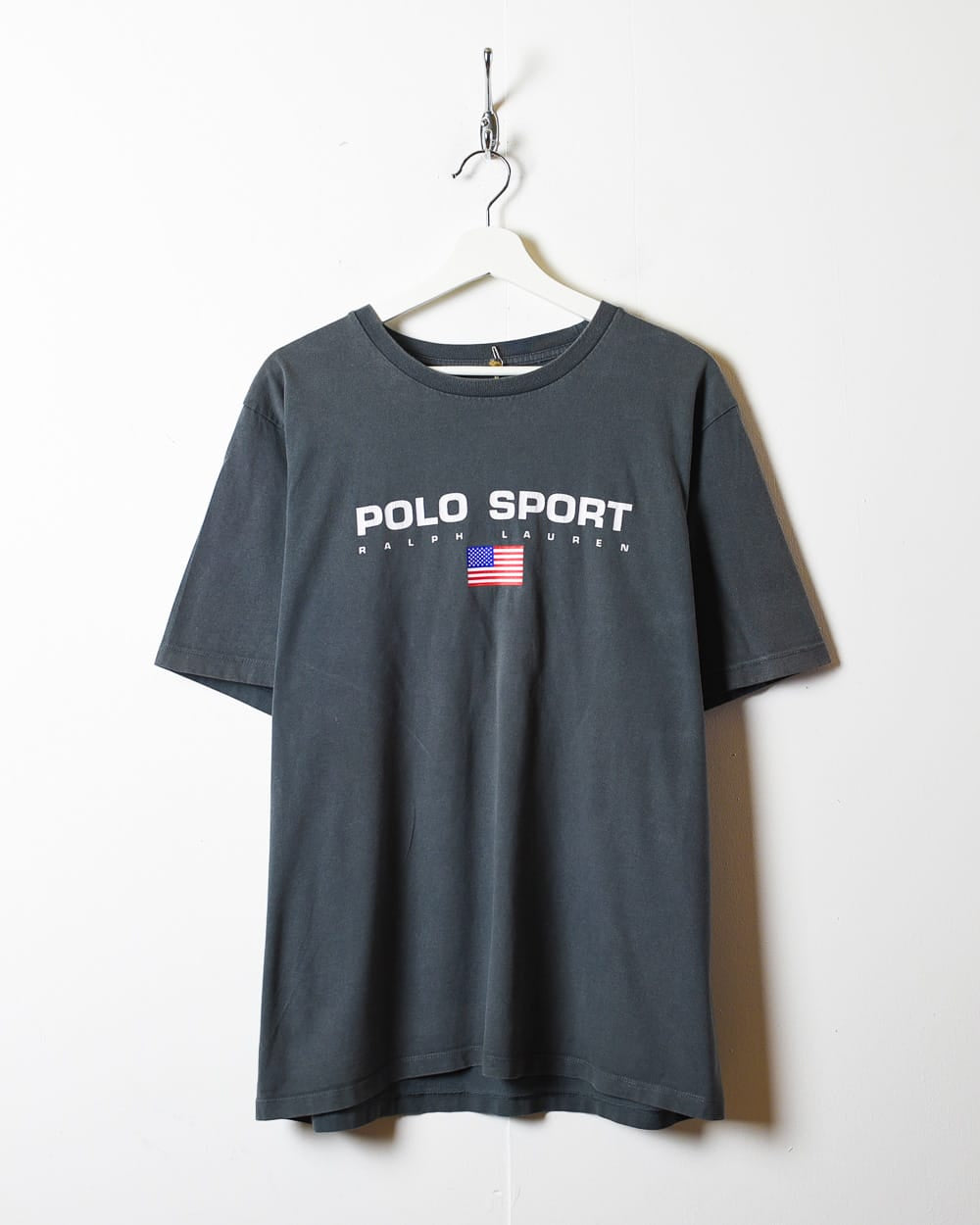 Grey Polo Sport Ralph Lauren T-Shirt - Large