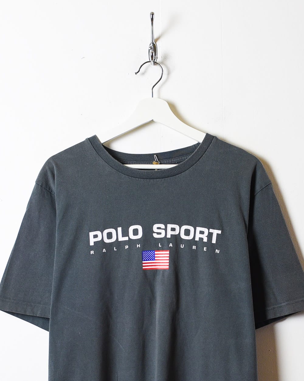 Grey Polo Sport Ralph Lauren T-Shirt - Large