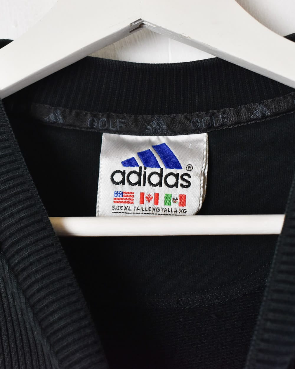 Black Adidas Golf Sweater Vest - X-Large