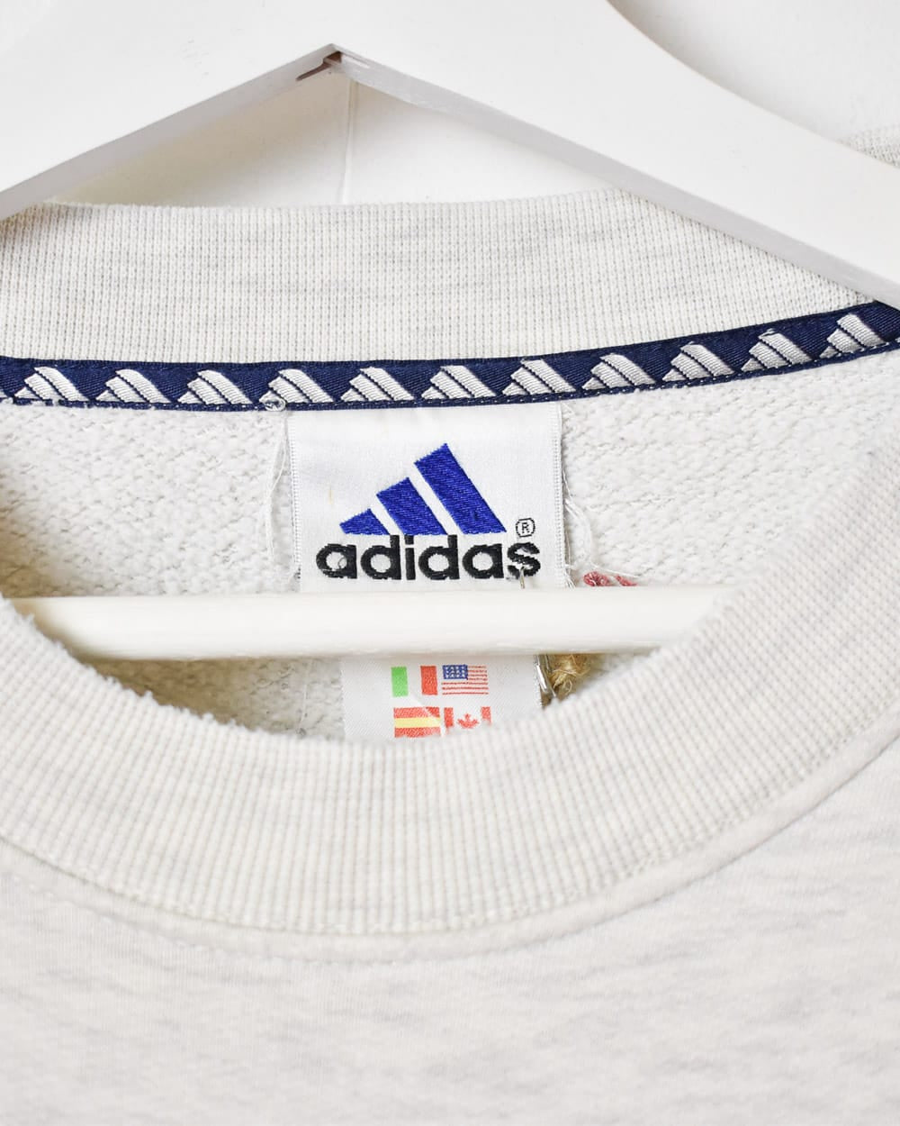 Stone Adidas Sweatshirt - Large