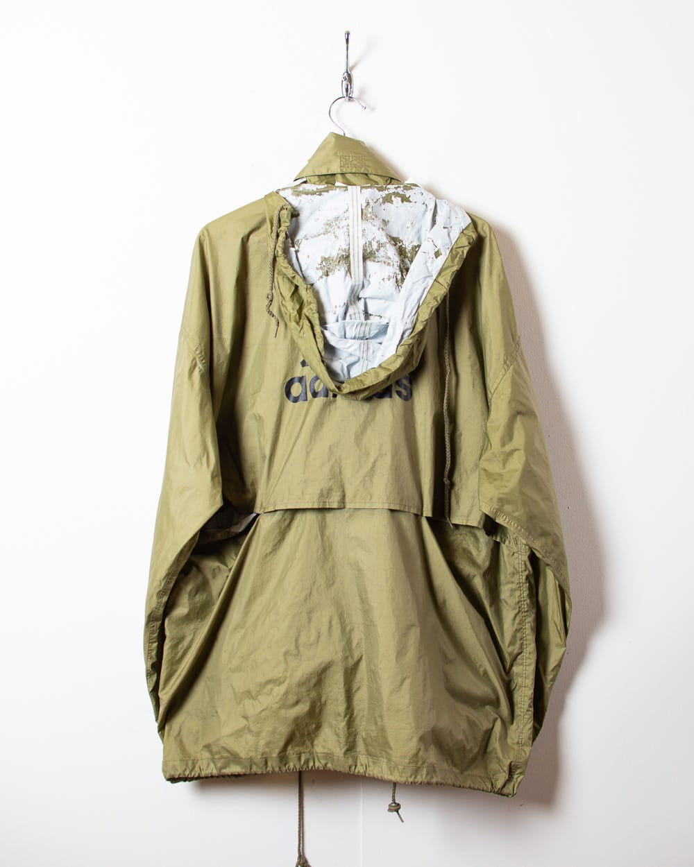 Khaki Adidas Windbreaker Jacket - Large