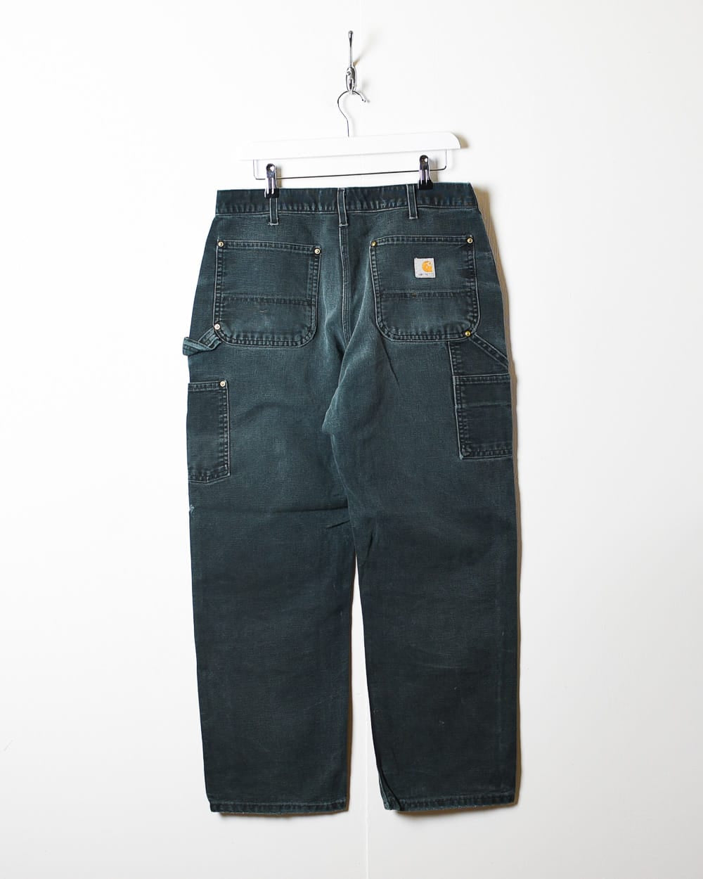 Black Carhartt Double Knee Carpenter Jeans - W34 L29