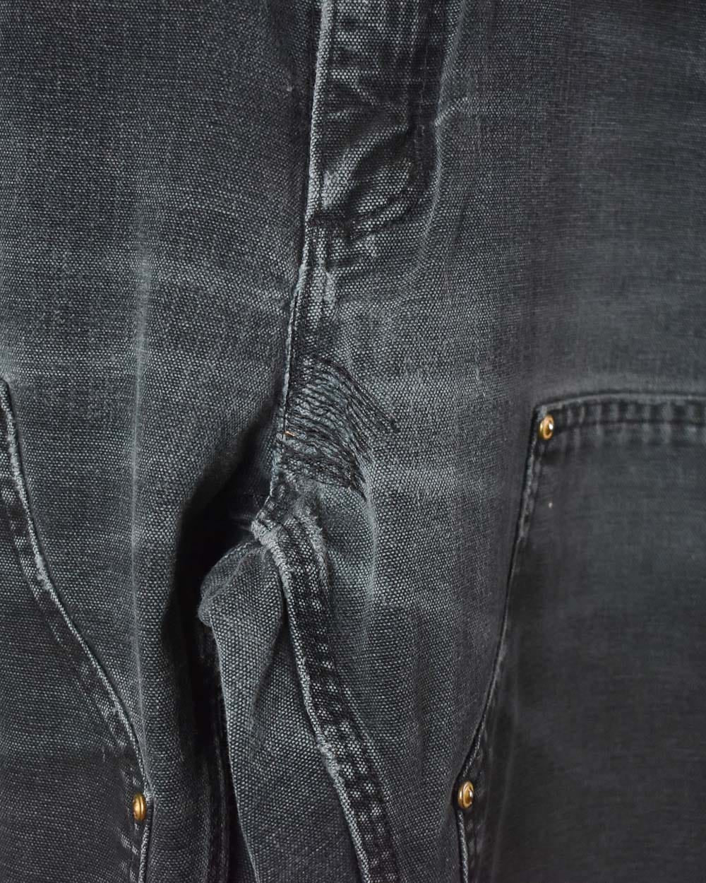 Black Carhartt Double Knee Carpenter Jeans - W34 L29