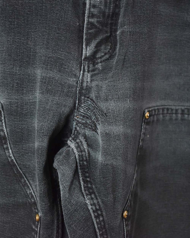 Black Carhartt Double Knee Carpenter Jeans - W34 L29