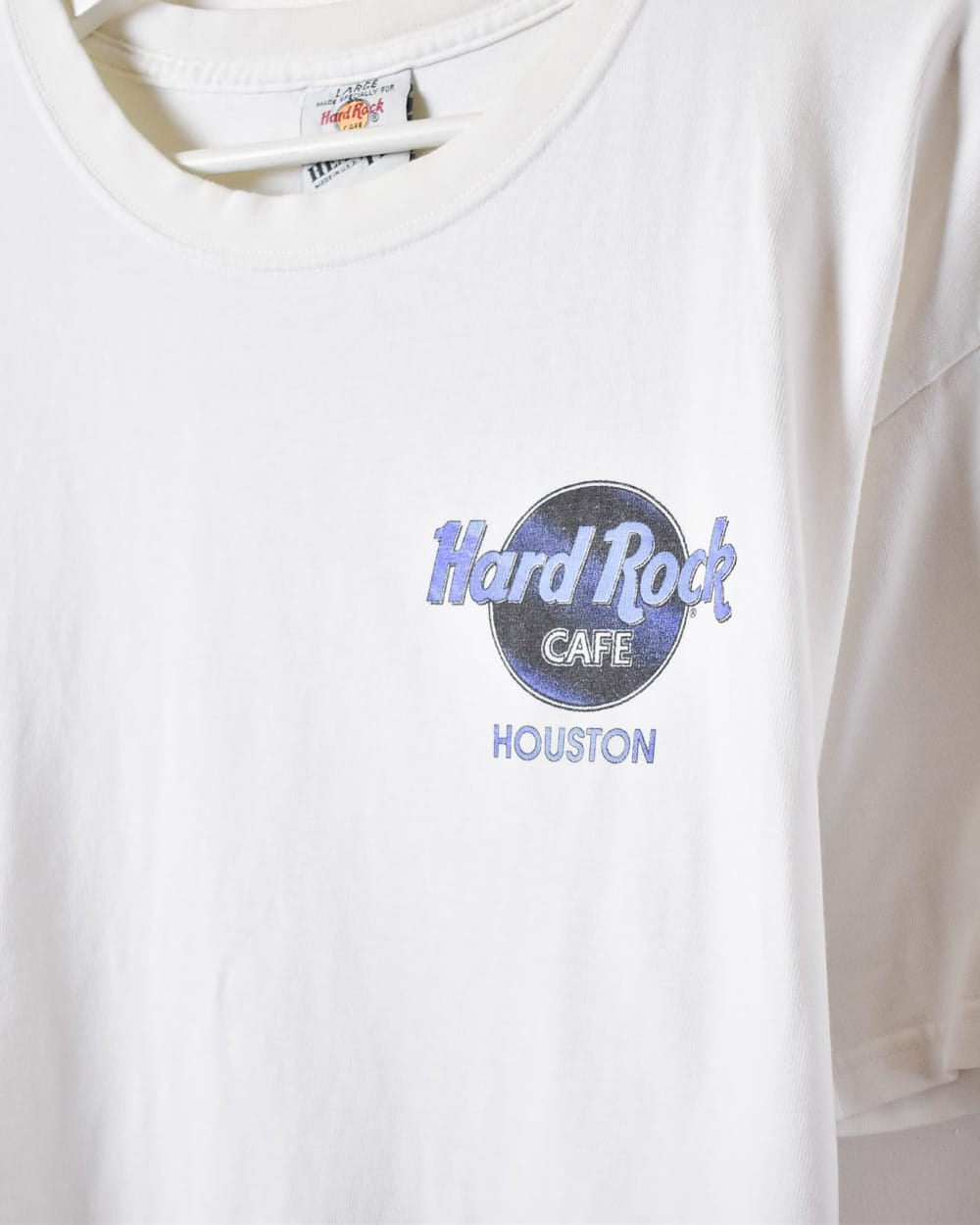 White Hard Rock Cafe Houston T-Shirt - Large