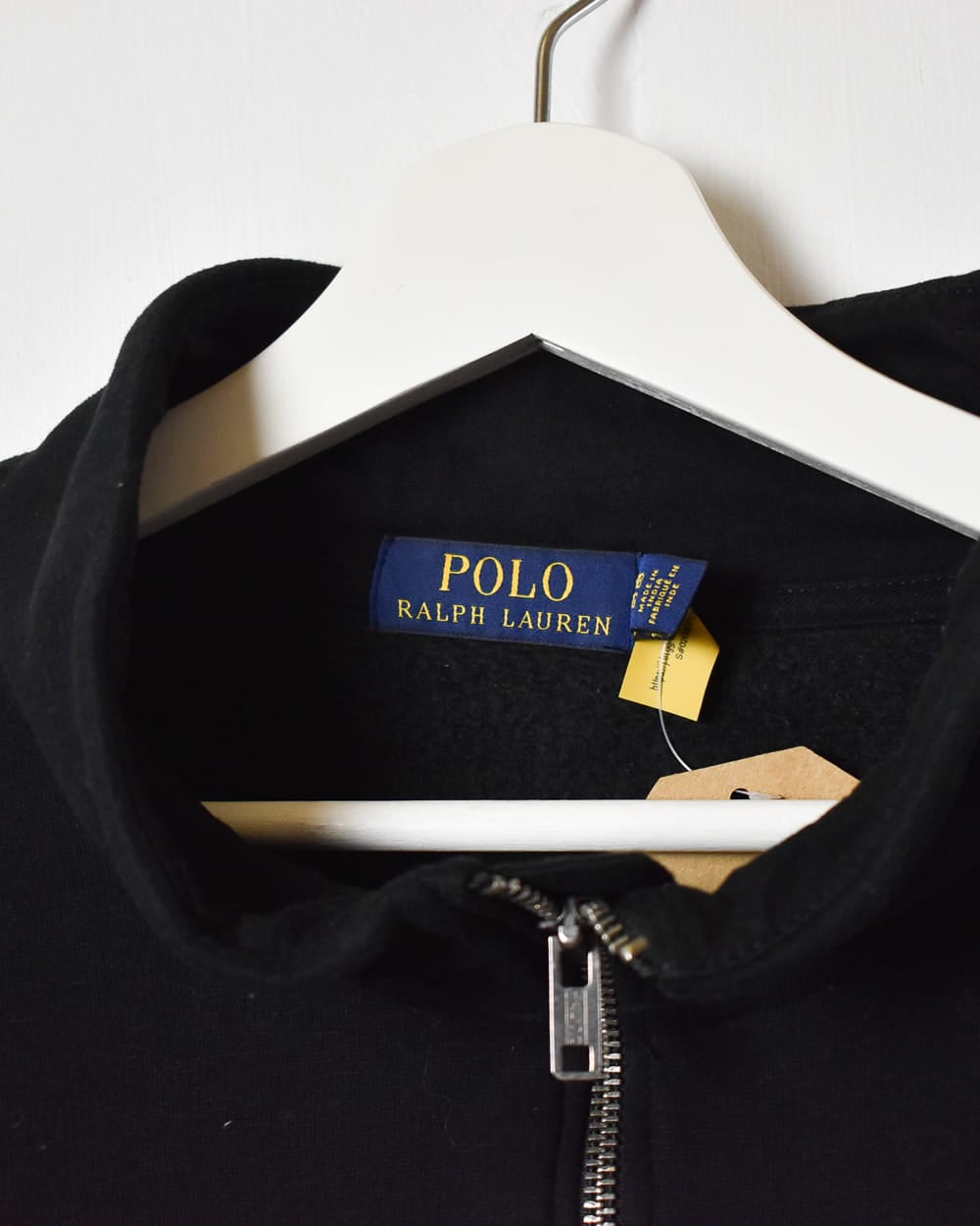 Black Polo Ralph Lauren 1/4 Zip Sweatshirt - XXX-Large