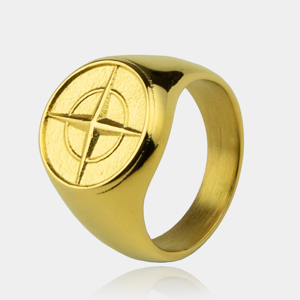 Compass Ring Gold