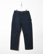 Black Carhartt Double Knee Carpenter Jeans - W32 L31
